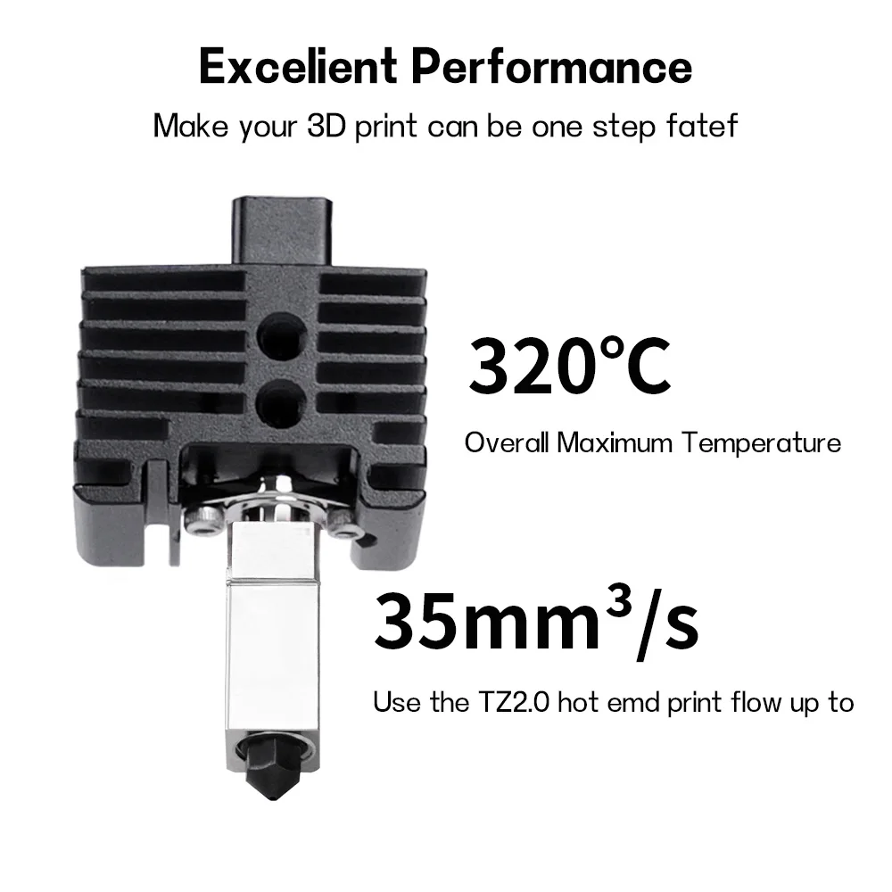 Для Bambu Lab Hotend Upgrade 2,0 версия сопла bambulab Bi Metal Fit Bamboo Bambulabs X1 X1C P1P P1S hotend P1P Термистор