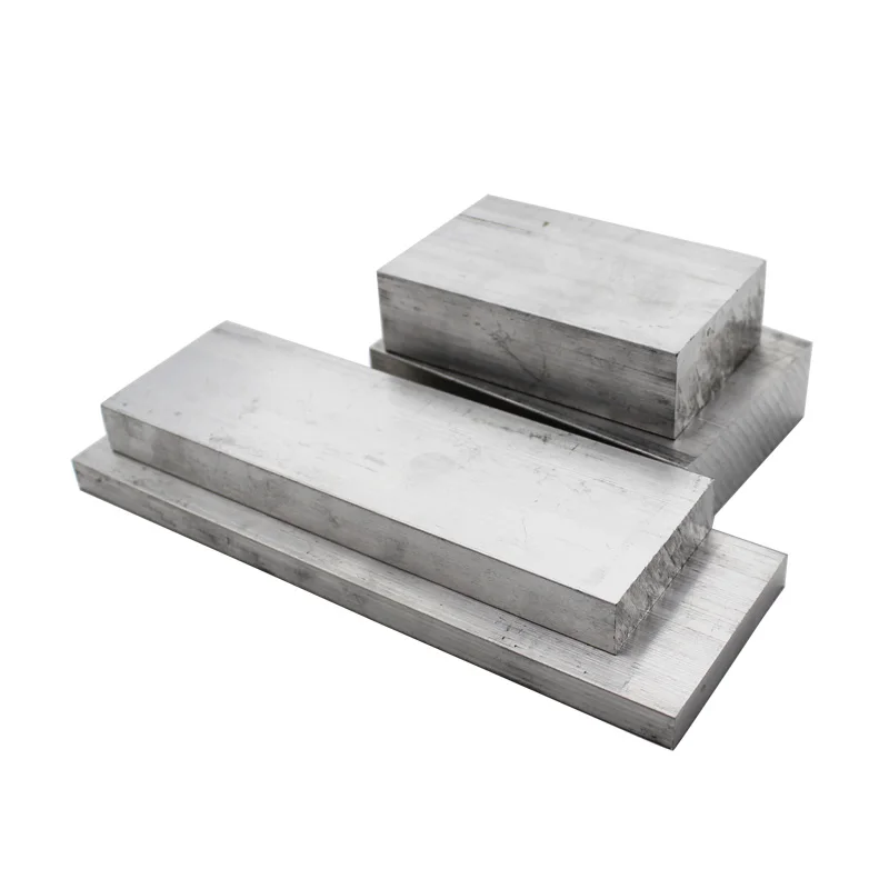 Aleación de aluminio 6061 T6 barra plana rectangular placa de varilla cuadrada tira de metal Stock sólido para CNC