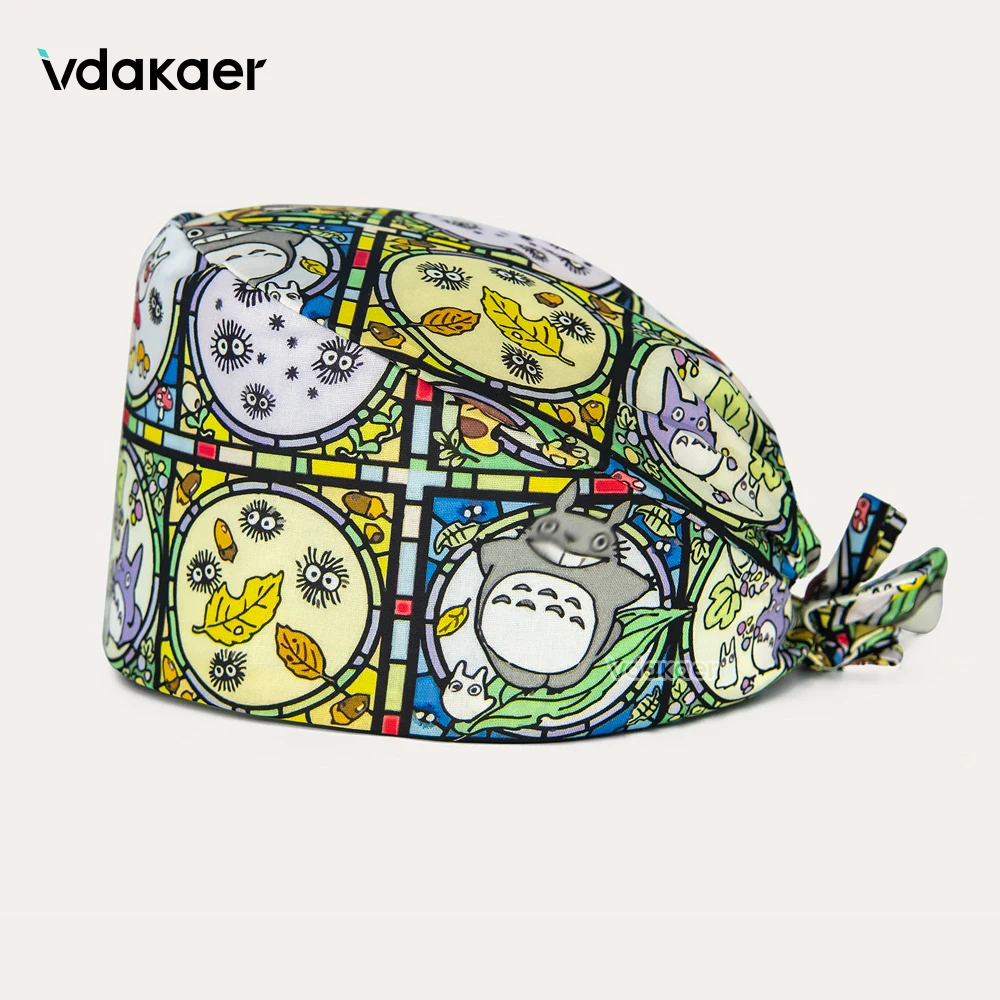 Gorros a prueba de polvo para enfermeras en salones de belleza y quirófano y gorros para médicos y enfermeras en odontología y pediatría.