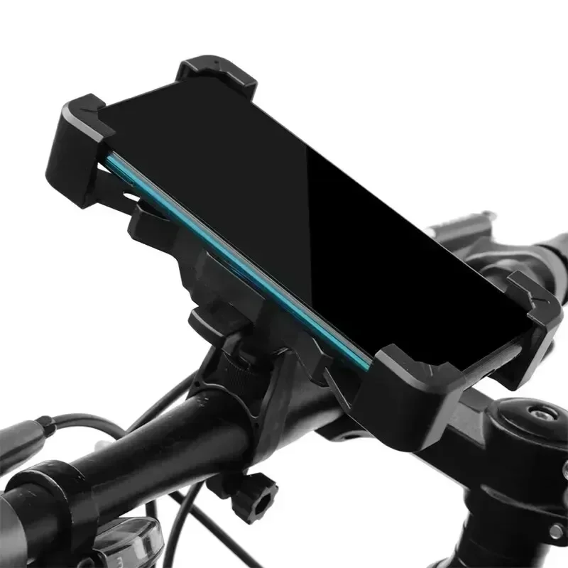 Support de téléphone pour moto et vélo 360 °   Support de téléphone rotatif pour VTT, support de Moto, antidérapant, cyclisme