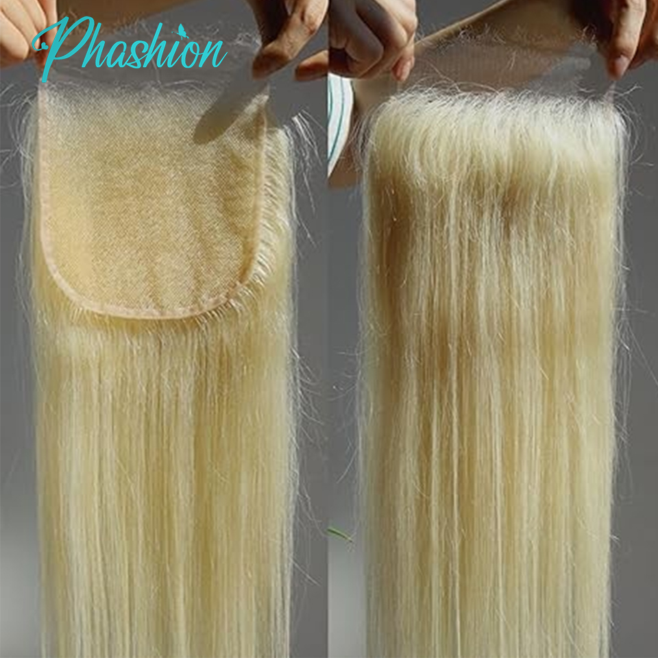 Phashion 13X6 13x4ลูกไม้ด้านหน้า HD จริง7x7 6 5x5 4สีบลอนด์ปิดสวิส613นุ่มนวลตรง100% เส้นผมมนุษย์เรีมมี่