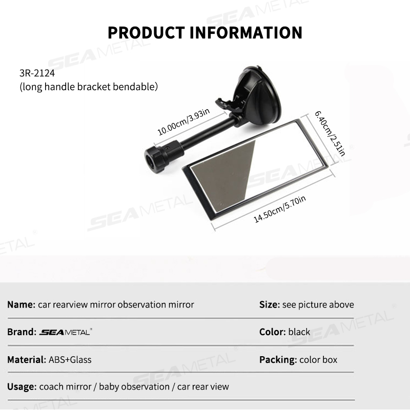 Ventouse bébé miroir universel pare-brise avant ventouse rétroviseur pour bébé enfants moniteur tableau de bord aide miroirs