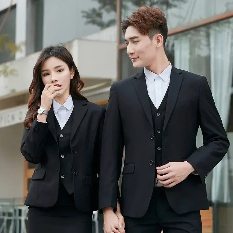 ชุดสําหรับชาย 3 ชิ้น 2 ชุดBlazers Elegantแจ็คเก็ตเสื้อกั๊กกางเกงหรูหราเสื้อธุรกิจ 2024 อย่างเป็นทางการเกาหลี