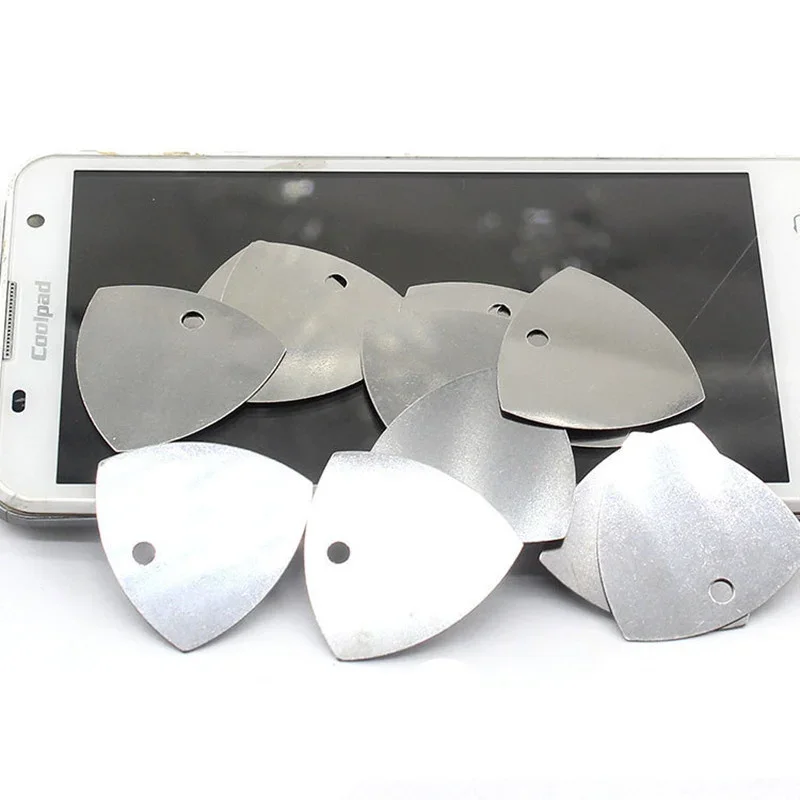 Herramientas de apertura de teléfono de Metal, palillos de guitarra de Metal, abridor de palanca para iPhone, iPad, tableta, PC, Kit de herramientas de reparación de desmontaje, 10/20/50 Uds.
