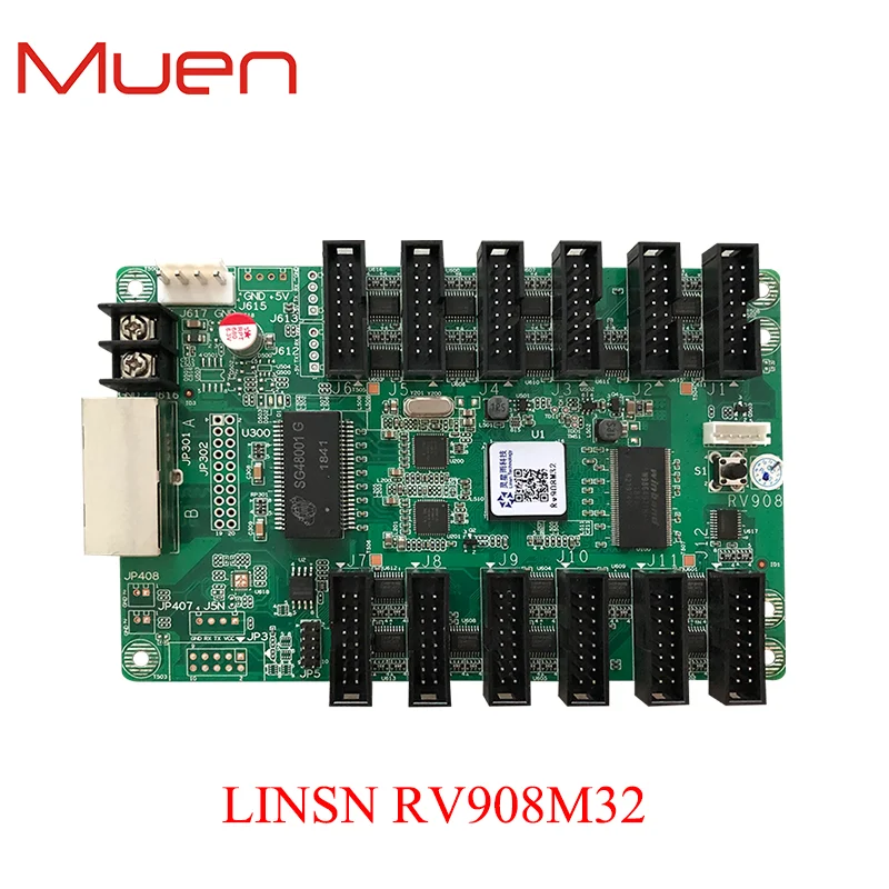 Tarjeta receptora Linsn RV908m32, pantalla LED, envío gratis, sistema de control de pantalla RV908 RV908M RV908H