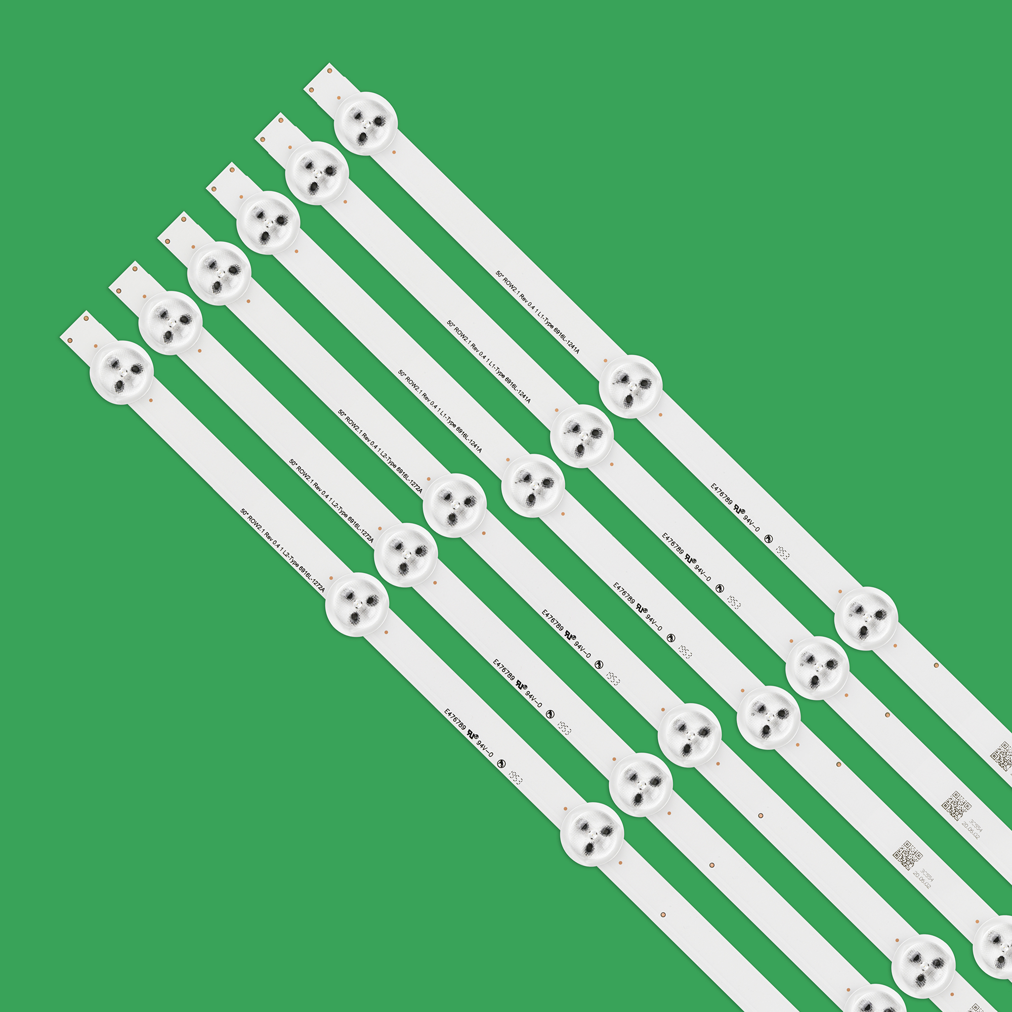 12PCS LED Backlight Strip 50 นิ้วทีวี 50LA621S 50LA621V 50LA616V 50LN570S 50LN575S 50LN575V 50LN575R 50LN5100 50LN5700 50LN 50LA