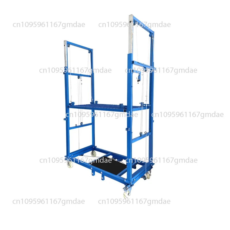 New mobile lifting platform electric scaffolding indoor outdoor decoration high-altitude work site folding disassembling