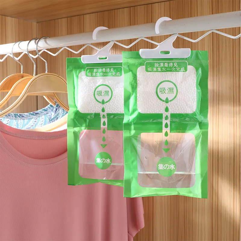 Hangable Wardrobe Moldproof Moisture Proof Dehumidification Bag humidity Moisture Absorbing Bag Closet Dehumidizer Eco Friendly