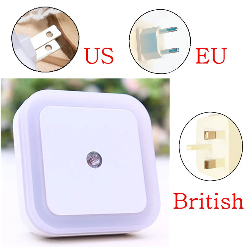 1/2PCS Drahtlose Nachtlicht LED Motion Sensor Licht Nacht Lampe Kinder Schlafzimmer Nachttisch Schrank Beleuchtung EU/Us-stecker Lampen