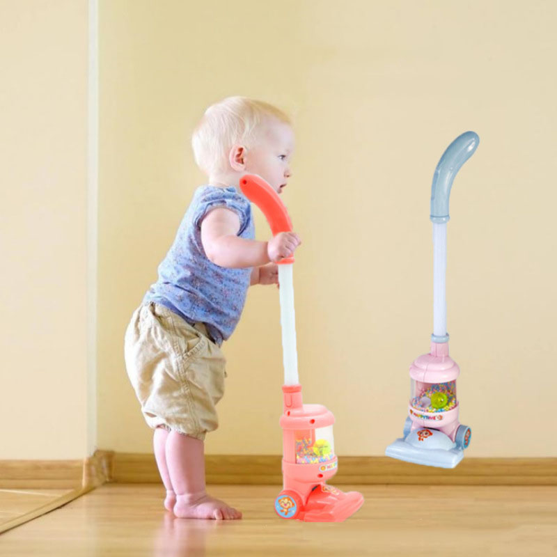 Детский электрический мини-пылесос, имитация зарядки, работа по дому, пылеуловитель, игрушки для детей, девочек, развивающая игрушка для ролевых игр