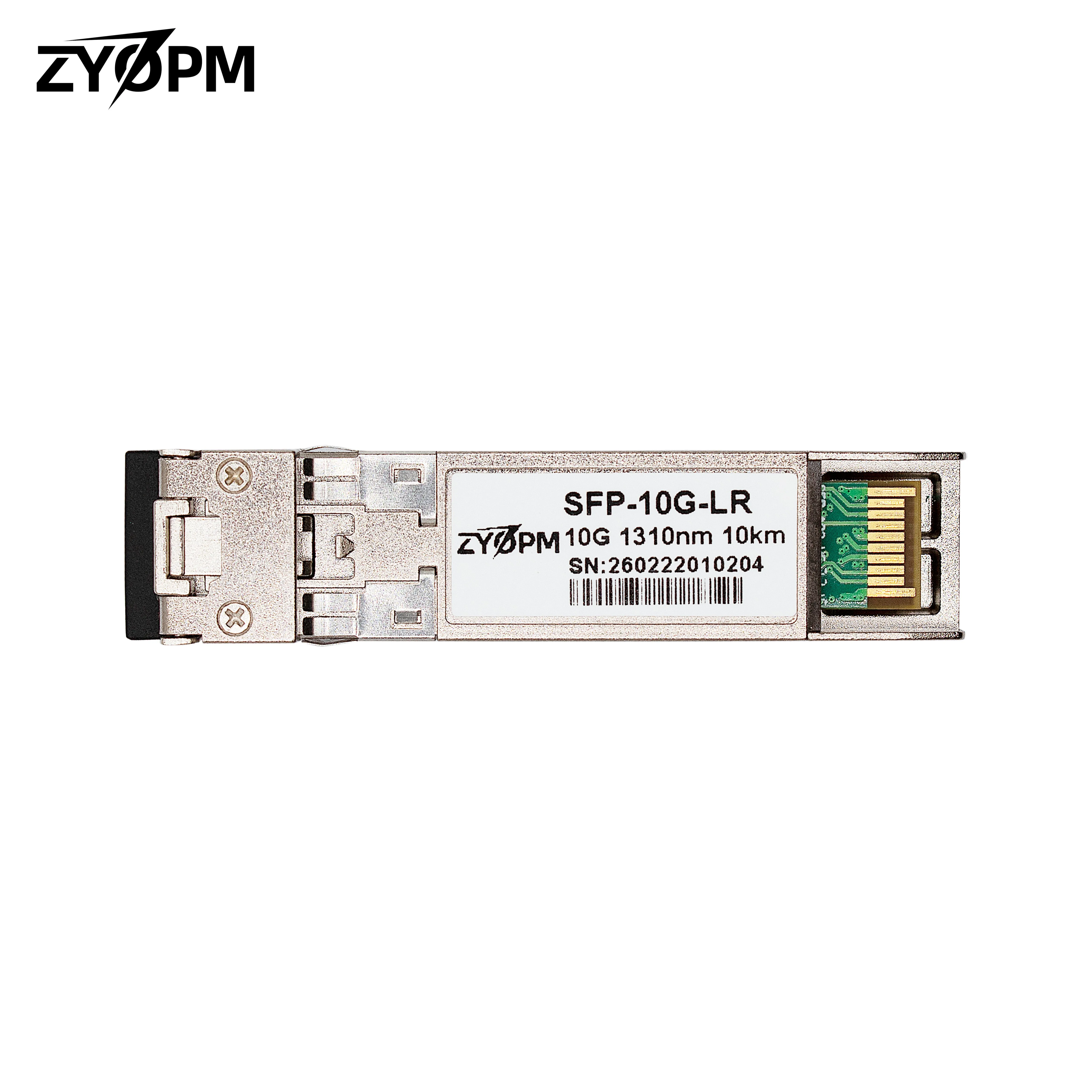 Приемопередатчик 10GBase-LR SFP+, одномодовый оптоволоконный модуль LC 10G 1310 нм, до 20 км, для Cisco SFP-10G-LR, Mikrotik, TP-Link