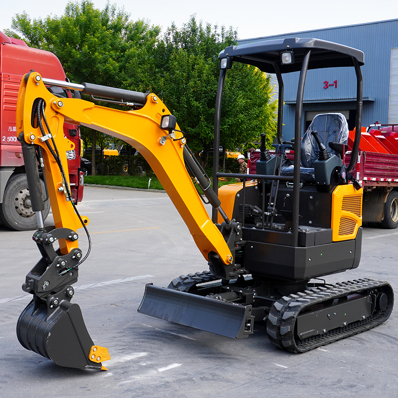 Nueva miniescavadora CE personalizada, miniexcavadora hidráulica sobre orugas de 1,2 toneladas, precio eficiente, envío gratis