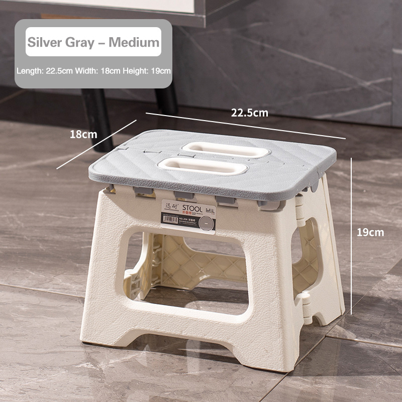 2025 New Hot Thickened Folding Stool Mini Portable Outdoor Picnic Camping Chair Portable Bench Train Mat Stool Gifts