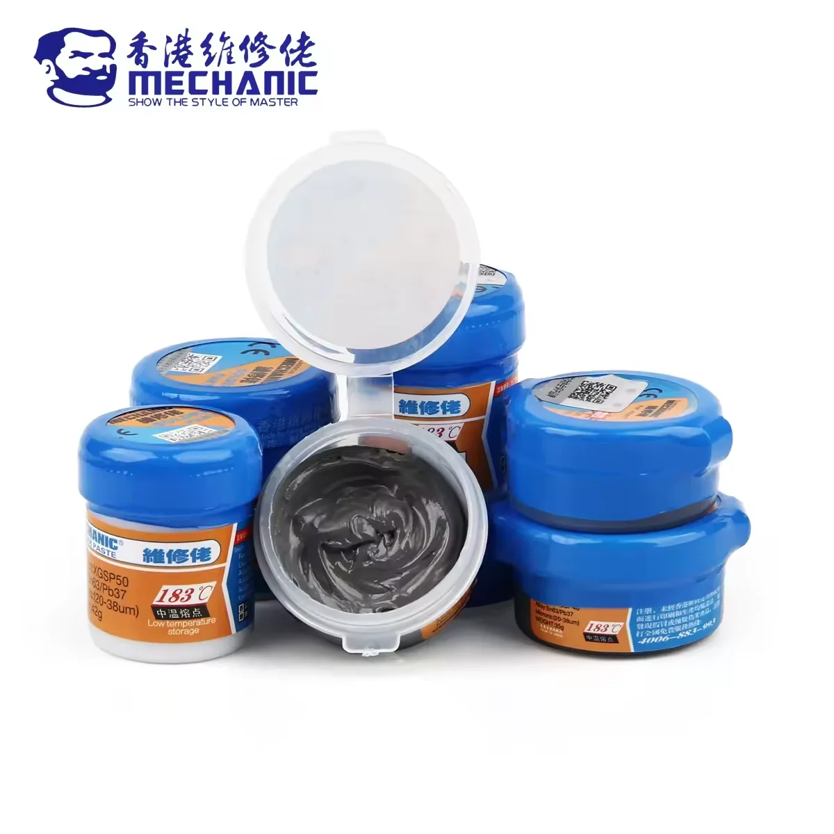 MECHANIC XG Series 183℃ Tin Solder Paste Environment Friendly Soldering Flux for Mobile Phone IC CPU BGA SMD Phone Repair