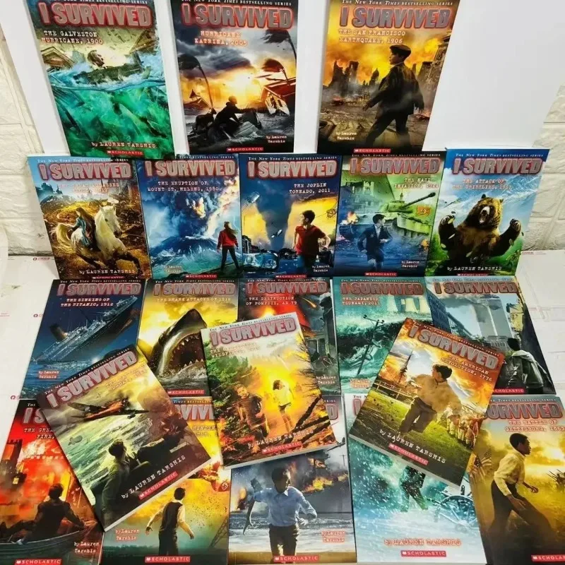 หนังสือ/ชุดฉันรอดชีวิตจาก Buku bacaan ภาษาอังกฤษนวนิยายเอาชีวิตรอดจากภัยพิบัติคู่มือการหลบหนีหนังสือบทวิทยาศาสตร์สำหรับเด็ก21เล่ม/ชุด