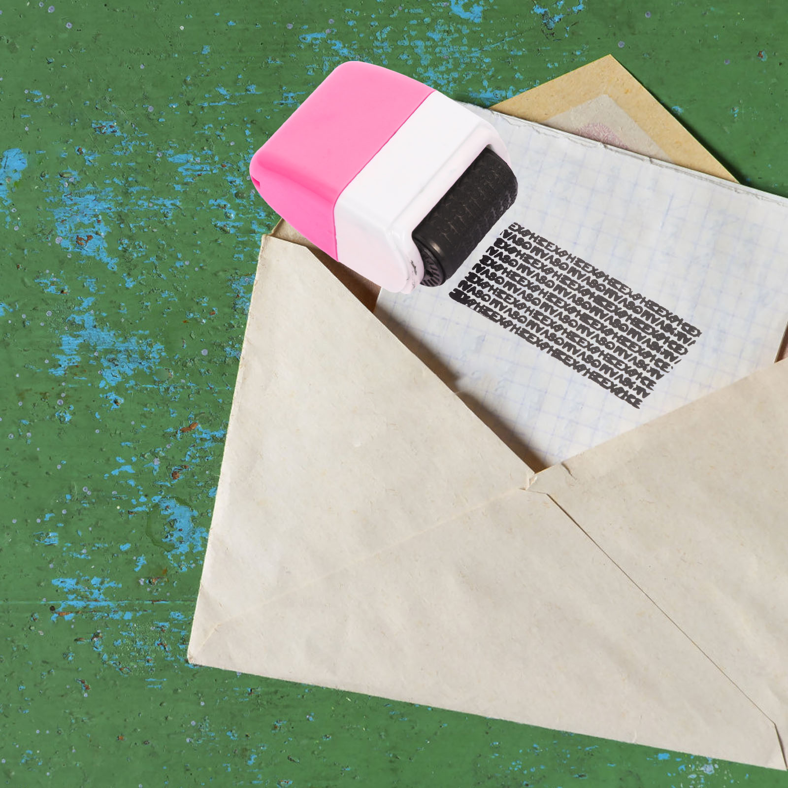 Vertraulichkeit Siegel Roller Stempel Privatsphäre Tinte Stempel Haushalt Abs Tragbare Büro Sicherheit