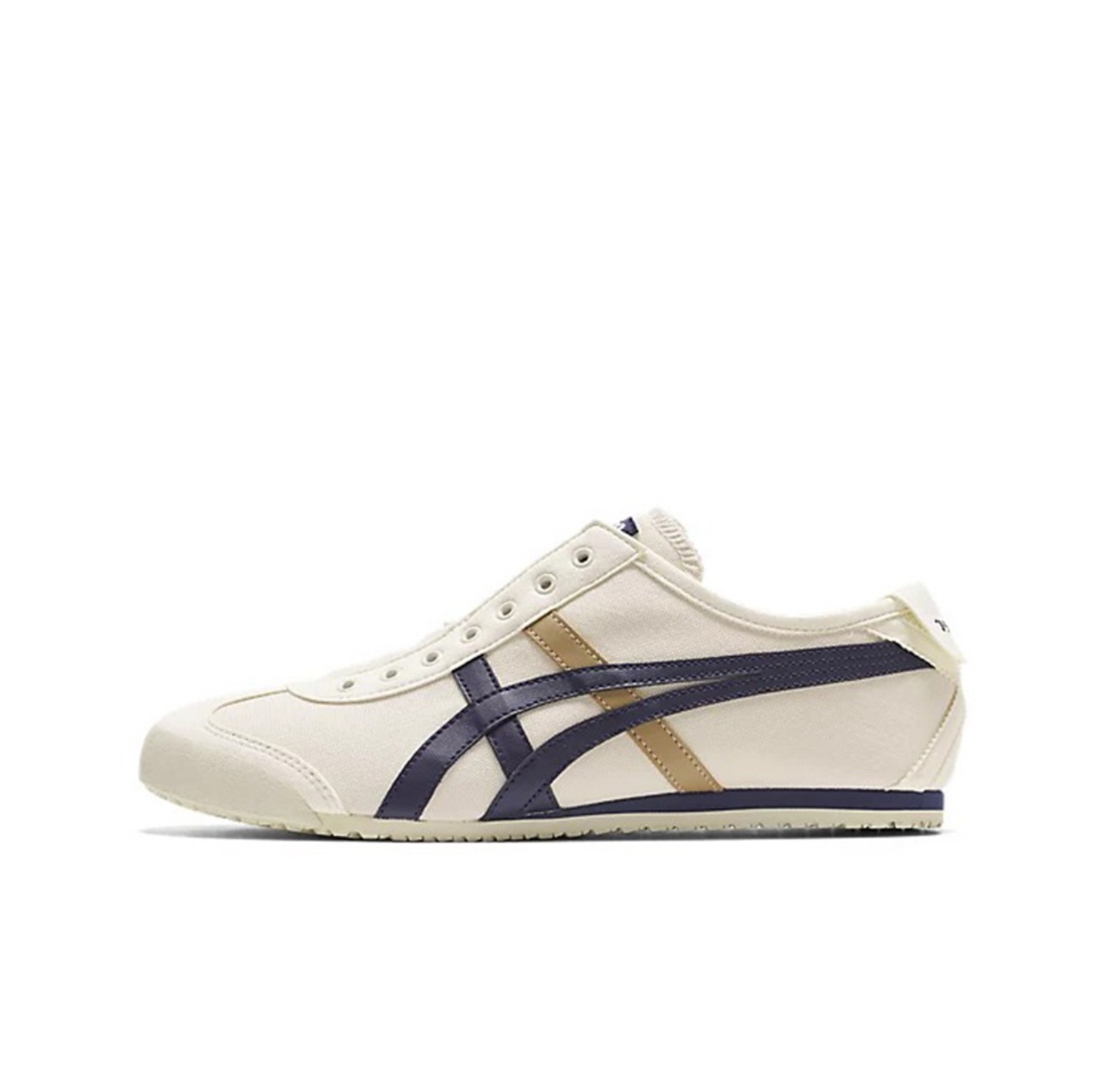 Asics Onitsuka Tiger MEXICO 66 รองเท้าวิ่งผู้หญิงผู้ชาย Retro รองเท้าผ้าใบน้ําหนักเบาสีขาวสีฟ้าสีเหลือง