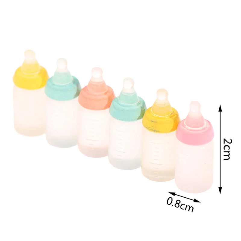 6 Chiếc 1:12 Nhà Búp Bê Lắp Ghép Mô Hình Thu Nhỏ Bình Sữa Cho Bé Mẫu Phụ Kiện Nhà Bếp Cho Nhà Búp Bê Trang Trí Trẻ Em Giả Vờ Chơi Đồ Chơi tự Làm
