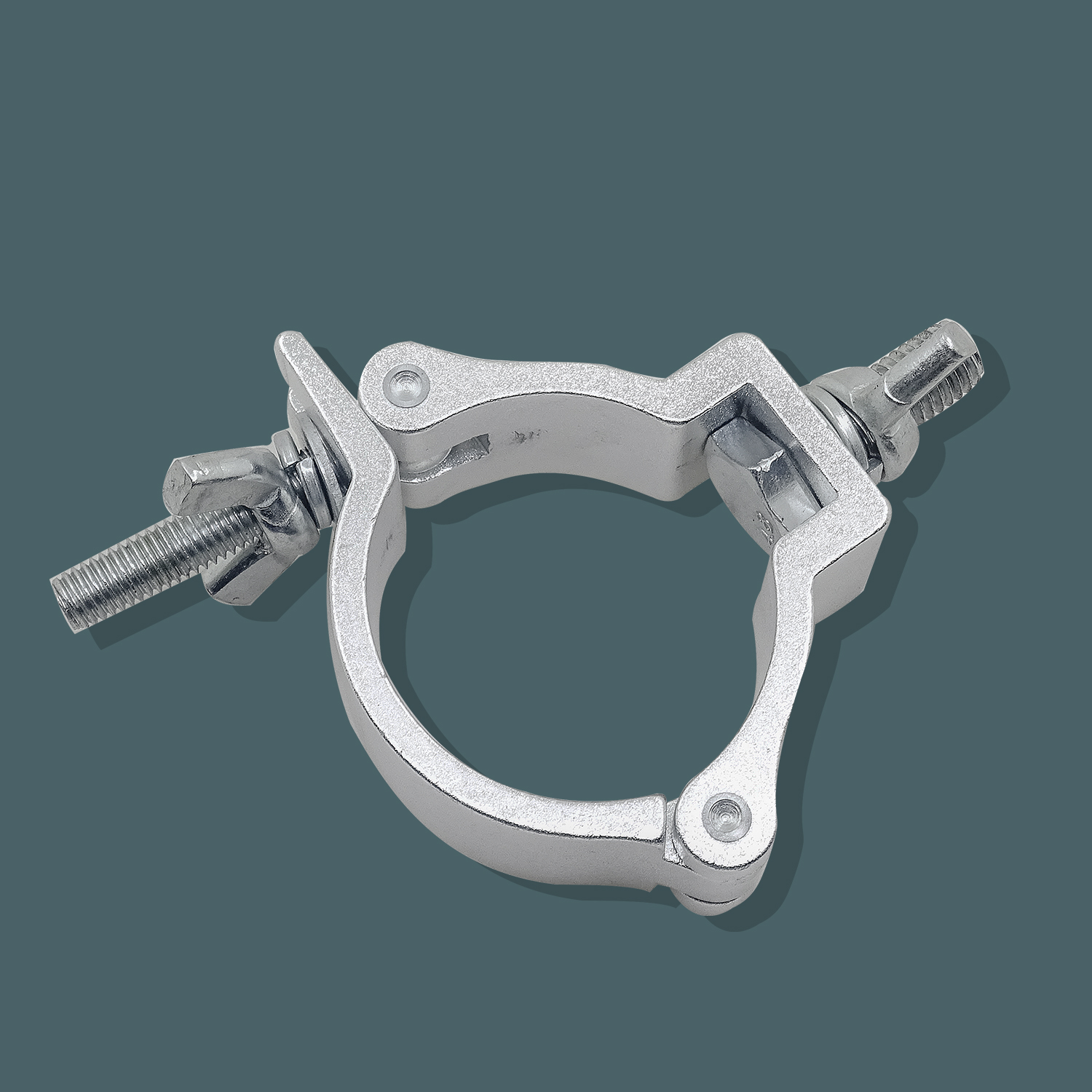 10 ピース/ロットalumimun合金舞台照明クランプハンガーフックブラケットヘビーデューティフックシアター照明 48-51 ミリメートル 100 キロステージライトフック