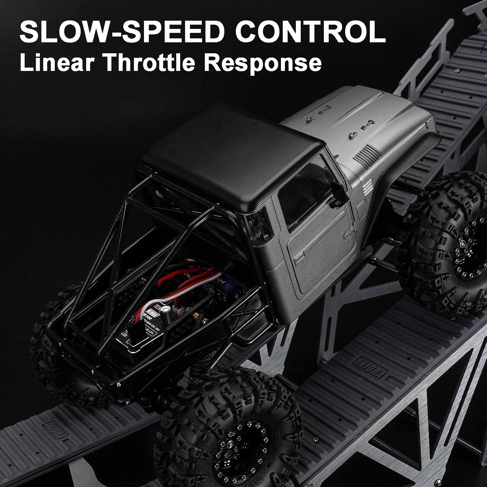 INJORA MB100-R80 Brushed Mini ESC 20A for 1/24 1/18 RC Crawler SCX24 AX24 TRX4M FCX24 FCX18
