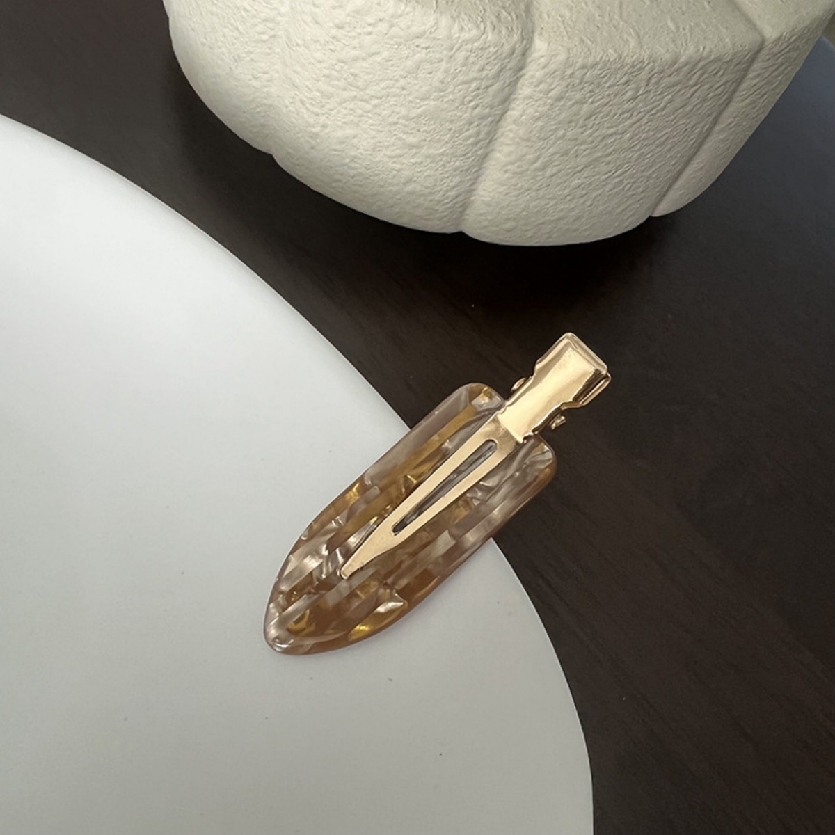 เกาหลีกรดอะซิติกไม่มีรอยต่อ hairpin ด้านข้าง Bangs ผมหัก One Word ไม่มีรอยต่อ hairpin แต่งหน้าคลิปอุปกรณ์เสริมผม Headwear หญิง