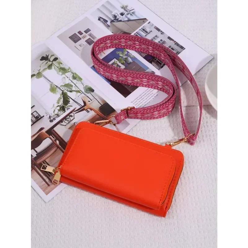 Borsa a tracolla vintage con tracolla larga 2024 Borsa a tracolla sostituibile da donna Maniglie fai-da-te Parti regolabili Accessori per borse da viaggio