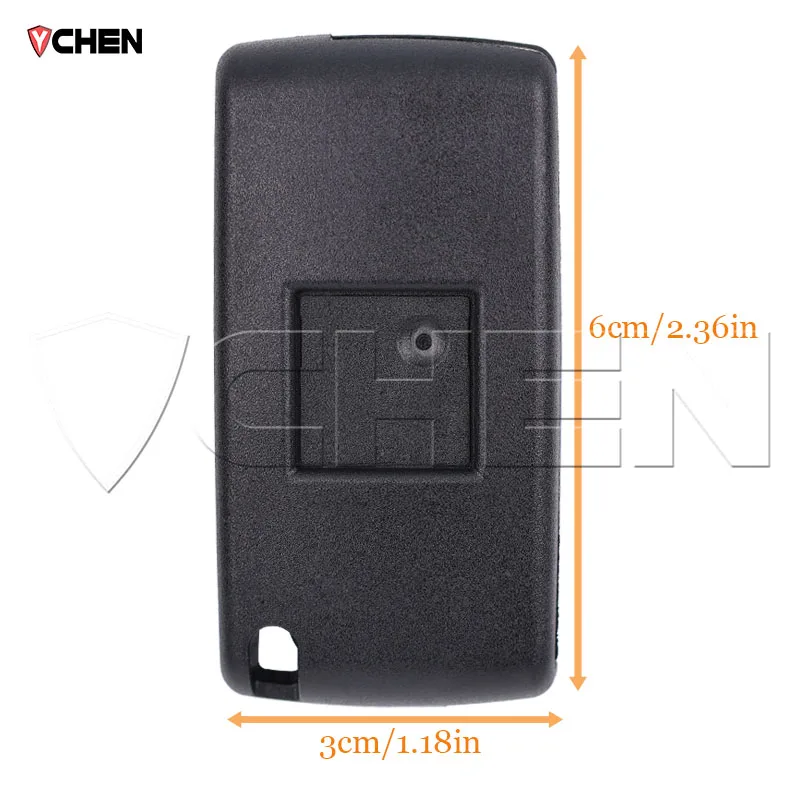 For Peugeot 207 307 308 407 607 807 Remote Key Case For Citroen C2 C3 C4 C5 C6 Flip Folding Car Key Shell 2/3/4 start Buttons