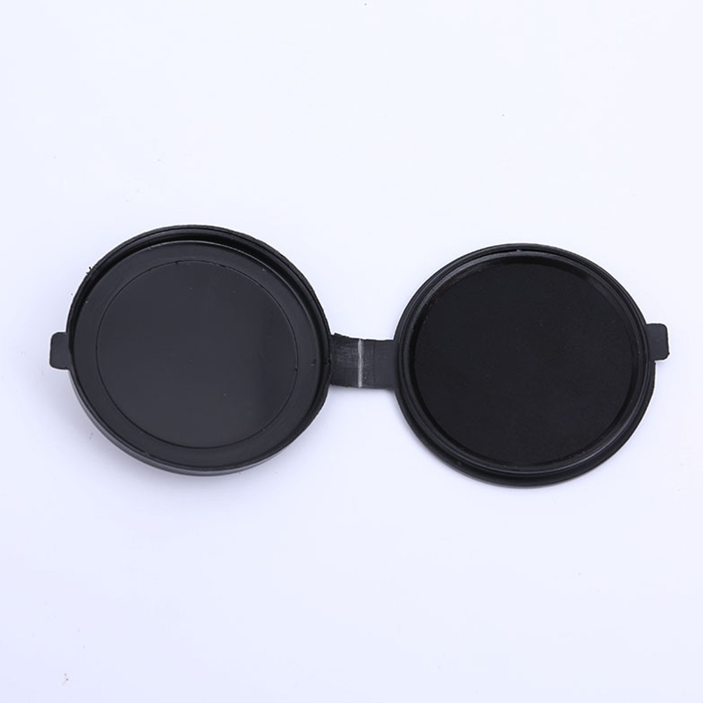 4 Stück Fingerabdruck-Stempelkissen, schwarz, kompakt, Fingerabdruck-Stempelmatte für Identifikation, Notarbedarf, Sicherheit, Privatsphäre