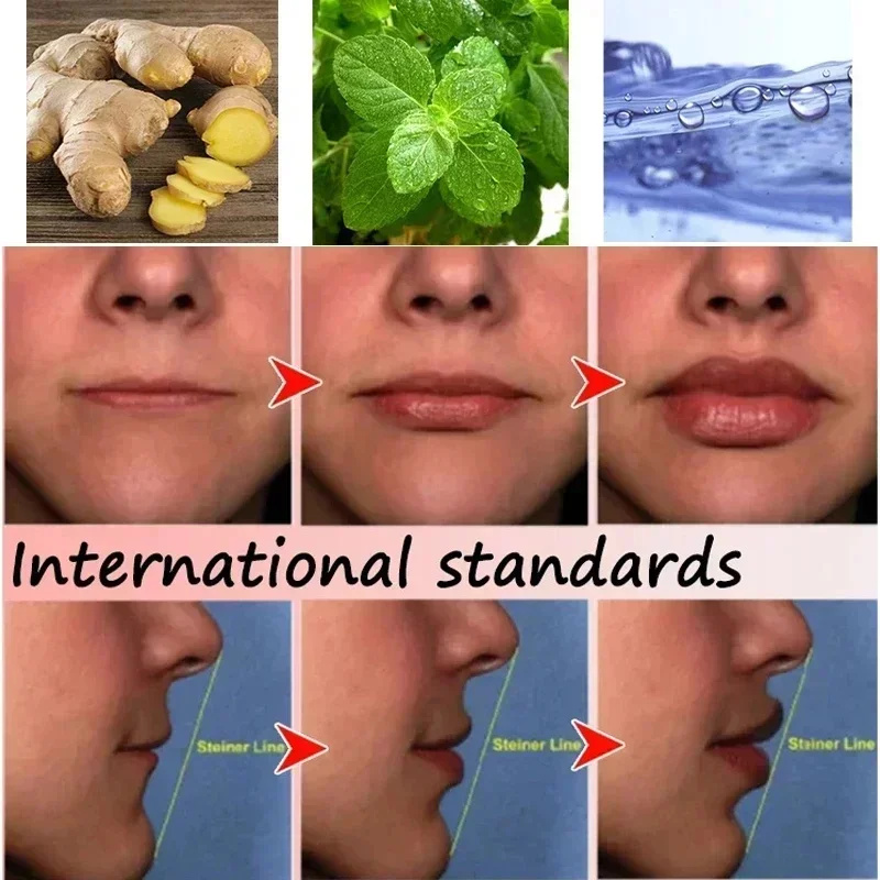Suero voluminizador instantáneo para labios, aceite de labios Sexy, brillo, aumenta la elasticidad de los labios, Reduce las líneas finas, ilumina el cuidado hidratante de los labios