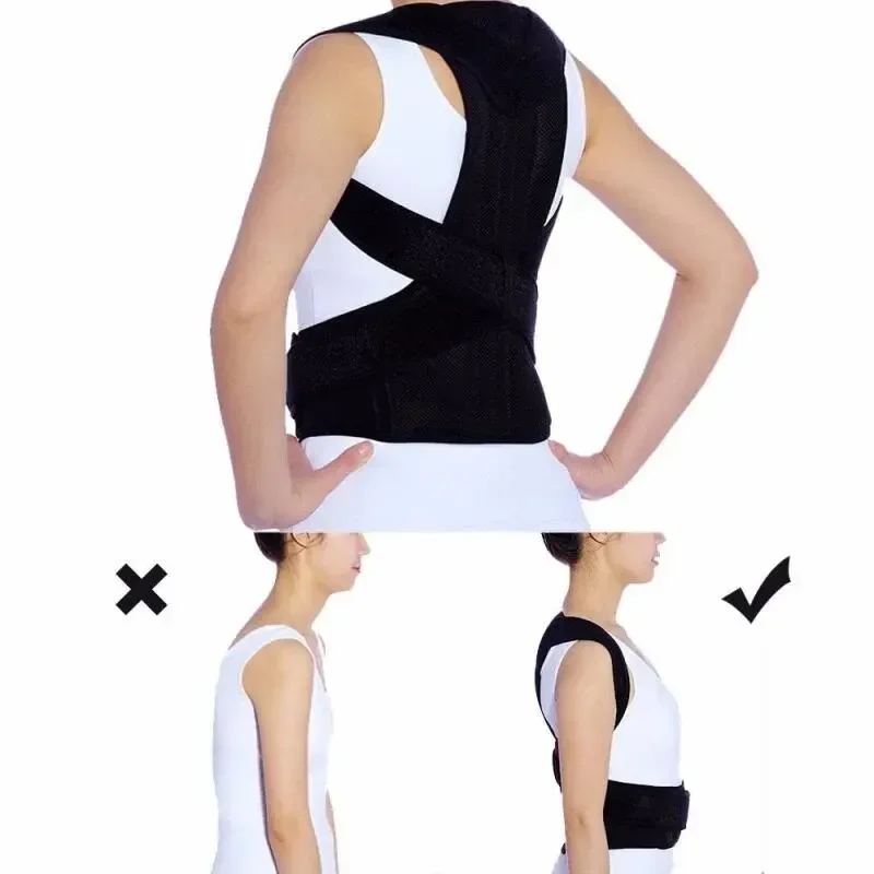 New upper back posture corrector posture clavicle support corrector back straight shoulder support belt corrector