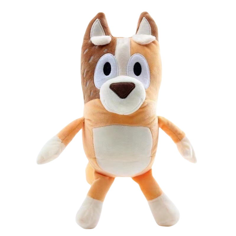 28/40 センチメートル Bluey ファミリーぬいぐるみかわいいシミュレーションペット犬パトロールビンゴ姉妹河合ぬいぐるみ子供のおもちゃ人形クリスマス誕生日ギフト