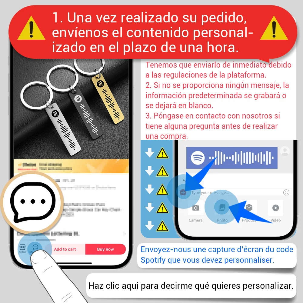 LLavero de código Spotify personalizado, nombre grabado, canción, música, canción escanable, llavero, soporte de cadena, regalo para pareja P040