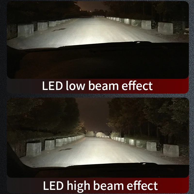H7 LED lâmpada do farol do carro 12V 6000K H1 H4 H11 9005 9006 9012 CANbus sem erro 100W 20000LM ​ Luzes de feixe alto e baixo brancas para lâmpada automática