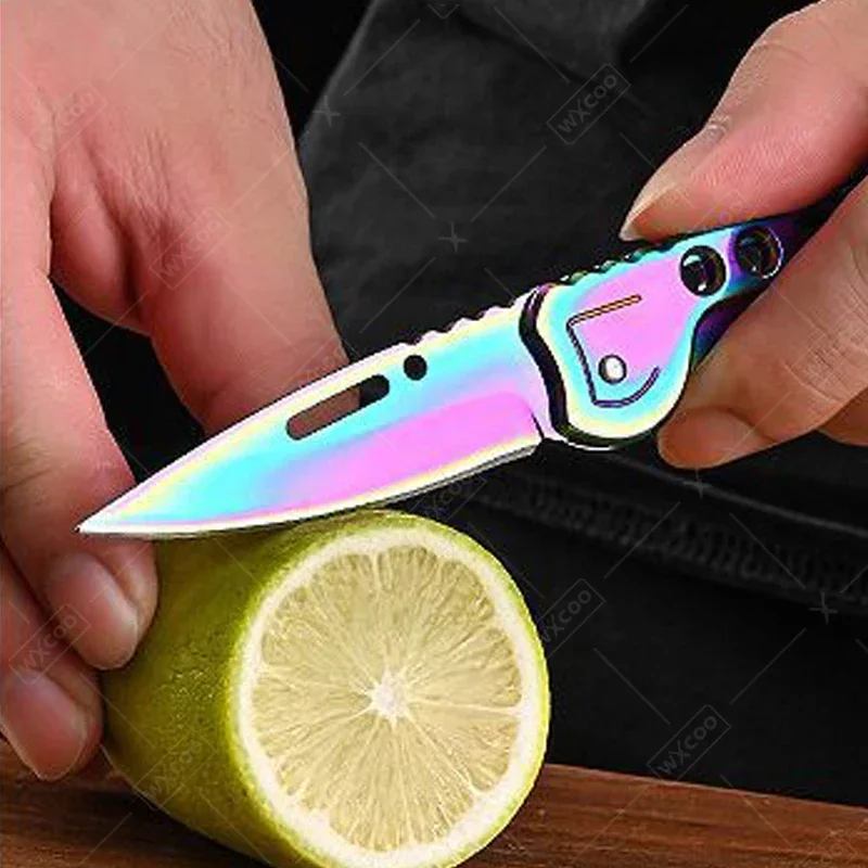 Wxcoo faca de descascar cozinha faca de frutas desossa facas utilitárias de bolso acessórios de cozinha de aço inoxidável com alça antiderrapante