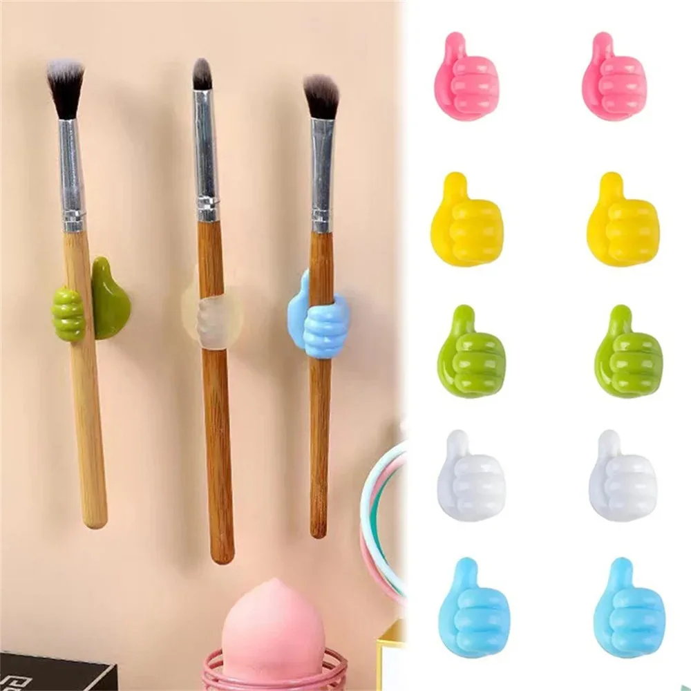 มือรูปยางผู้ถือแว่นตาสายไฟสายชาร์จ Self Adhesive MINI Hook Storage Organizer Gadget รถอุปกรณ์เสริม