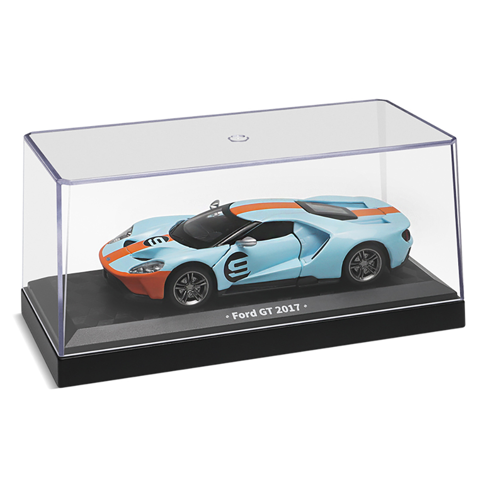 Cca msz1: 42 Golf Tankstelle Serie 2017 Ford GT Volkswagen Käfer Automodell mit Helm Acryl Box Legierung Auto Spielzeug Geschenk für Jungen