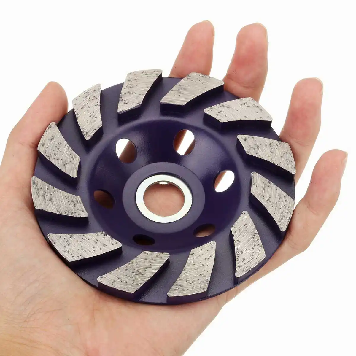1 個 4 "100 ミリメートルダイヤモンド砥石ディスクボウル形状研削カップ石コンクリート花崗岩セラミック切断ディスクピース電動工具