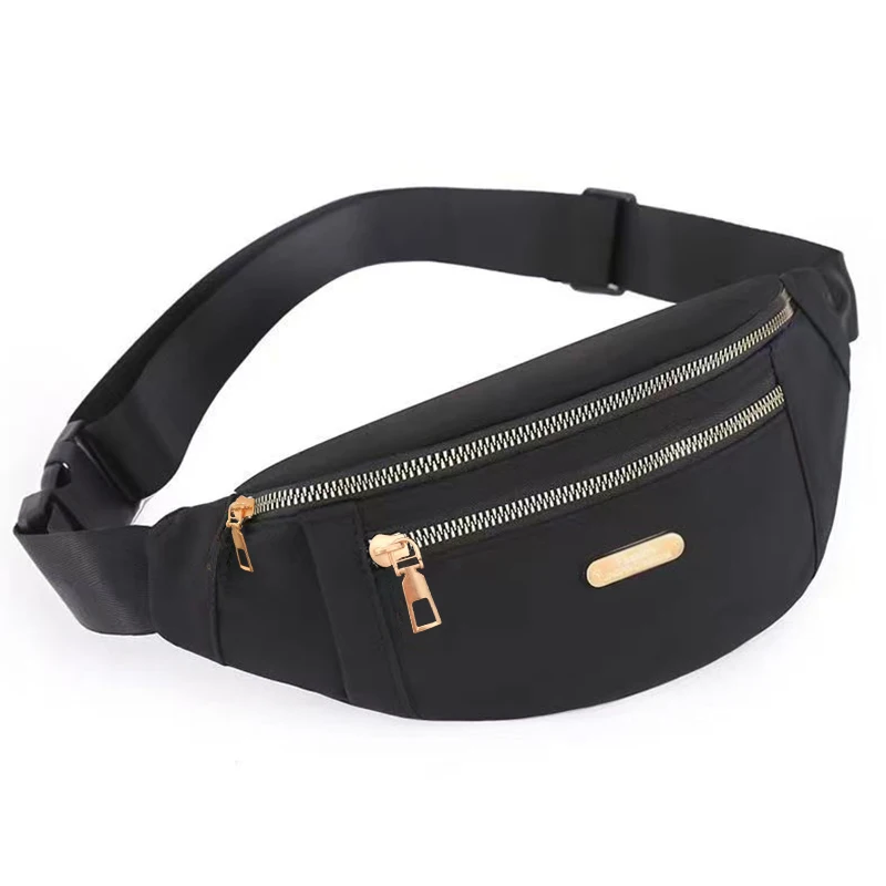 Marsupio casual da uomo e da donna, borsa a tracolla, borsa a tracolla con chiusura frontale resistente e versatile