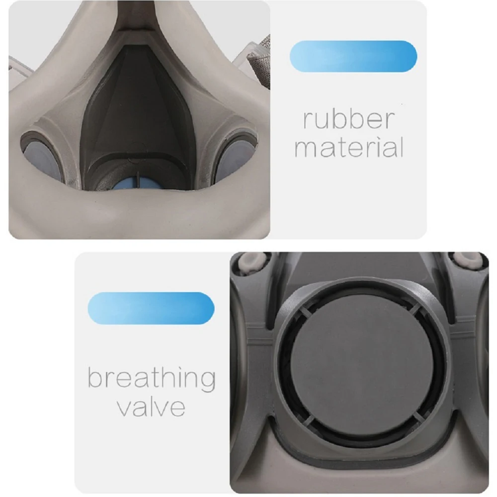 6200 Dust Mask Half Face With 503 5N11 Particle Filters Goggles Set For Industrial Labor Dust Paint Spray Decoration Grinding ﻿