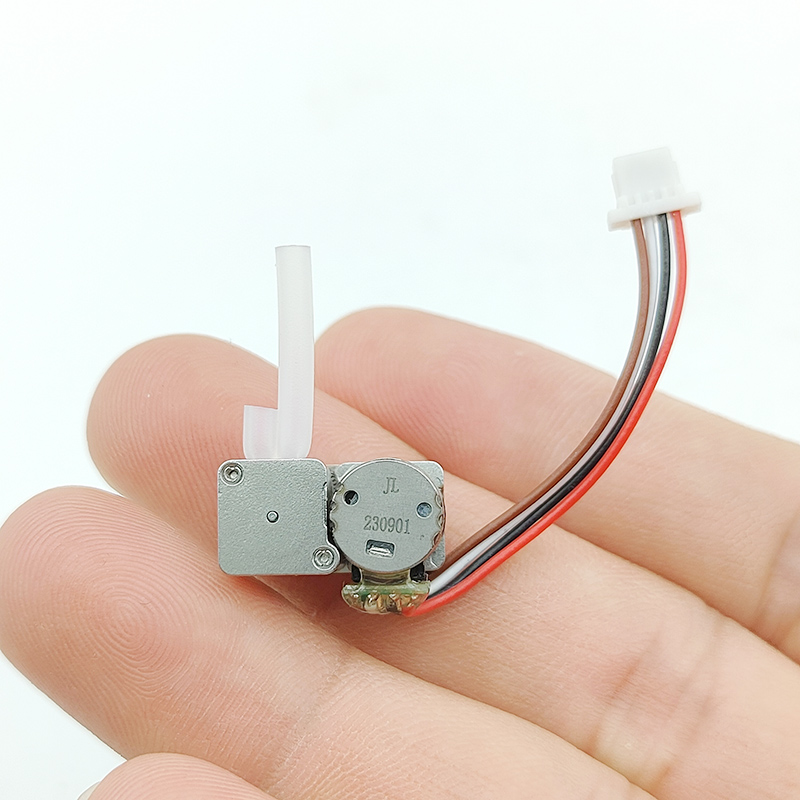 Mini Tiny 8mm Precision Gear Stepper Motor Peristaltic Pump Dosing Pump Full Metal Gearbox Self-priming Liquid Pump Flow Control