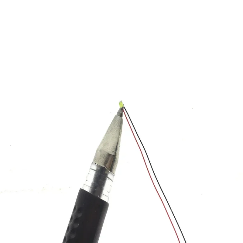 40 ชิ้น/ล็อต 0402 0603 0805 1206 LED SMD สําหรับรถไฟ HO N OO Scale สีแดงสายสีดํา Pre-soldered Micro Litz Diorama รถไฟ