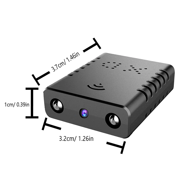 WiFi XD videocámara inalámbrica inteligente HD 1080P Mini cámara Ip más pequeña Mini videocámara deportiva Micro cámara compatible con tarjeta TF máxima de 256GB