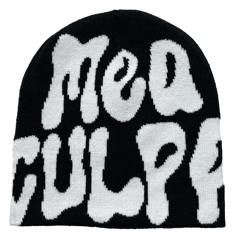 Gorros de punto Y2K, gorros de Jacquard para hombres y mujeres, conducción al aire libre, gorro cálido de moda de Europa y Estados Unidos