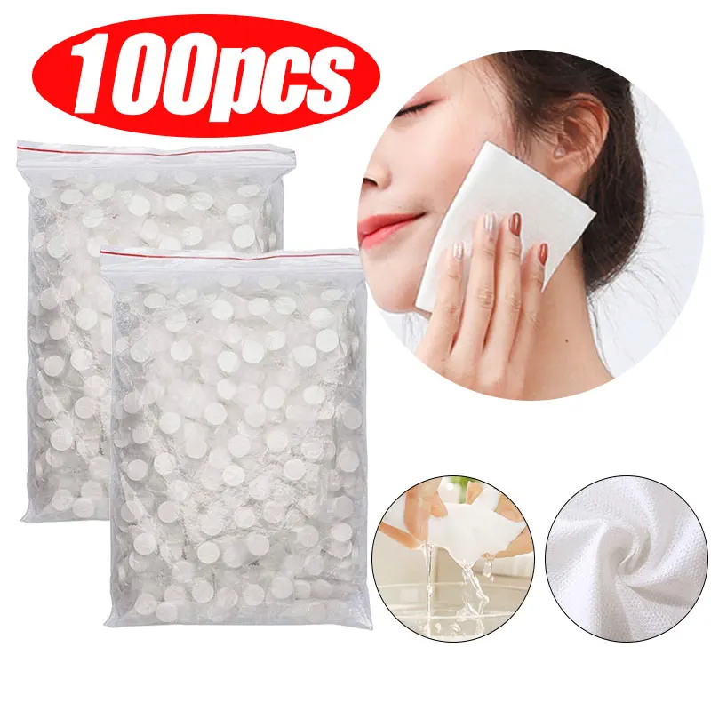 Toalla comprimida desechable, portátil, suave, absorbente, empaquetada individualmente, adecuada para uso al aire libre en hoteles de viaje, 20/50/100 Uds.