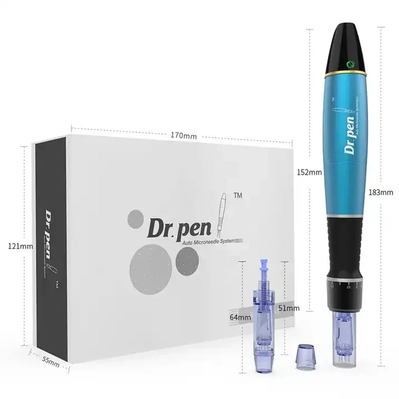 Dr.pen A1ปากกาไฟฟ้าปากกาแต้มสิวเข็มขนาดเล็กแบบไร้สาย/สาย Mesotherapy MTS อุปกรณ์สัก PMU Ultima-A1การดูแลผิว c/w