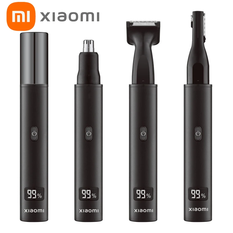 NEW Xiaomi 3 in 1 Professional Electric Nose Hair Trimmer Men and Women USB Charging Eyebrow Facial Nose Trimmer Hair Clipper