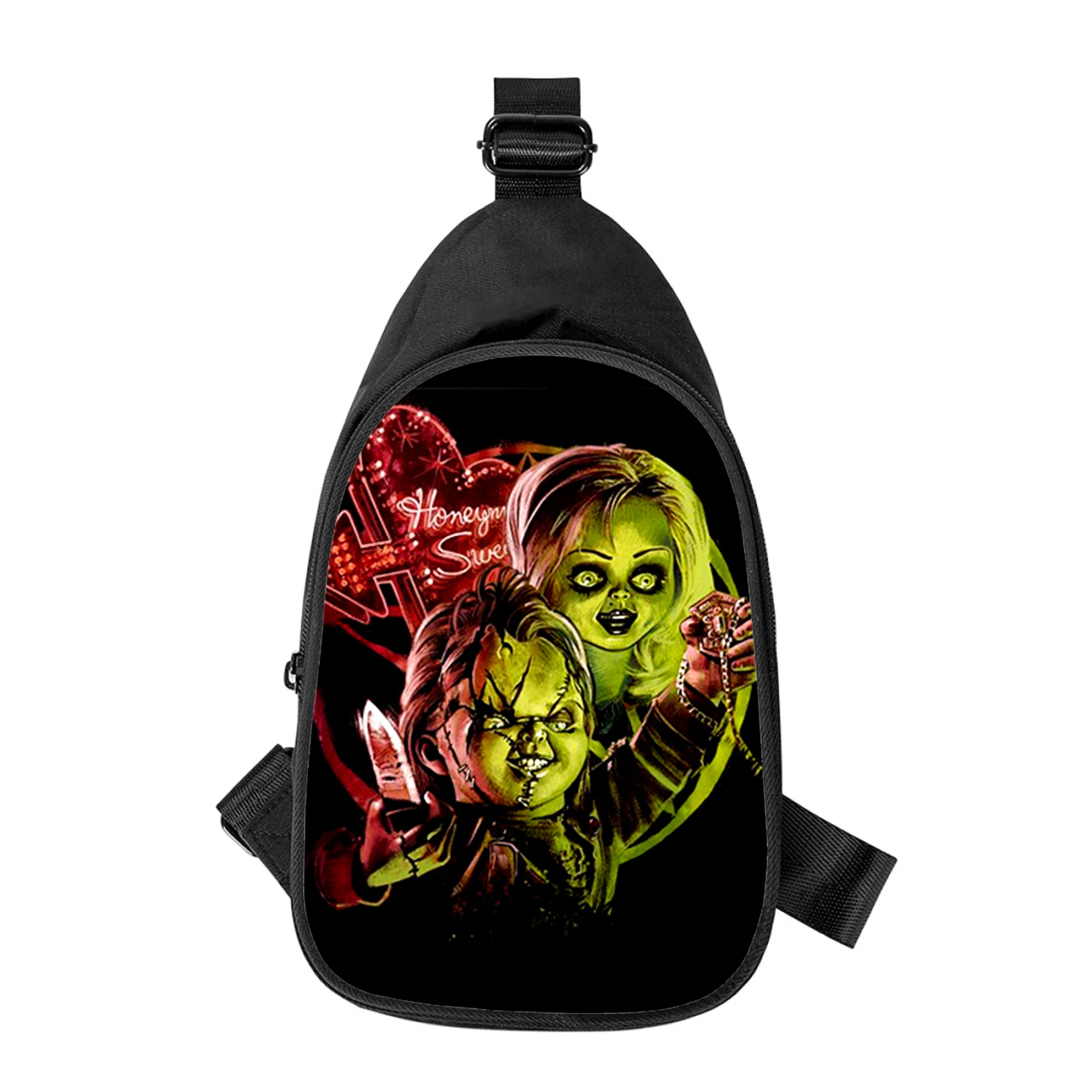 Charles Lee Ray Chucky 3D Print New Men Cross Chest Bag Diagonally Women Shoulder Bag Husband School Waist Pack Male chest pack