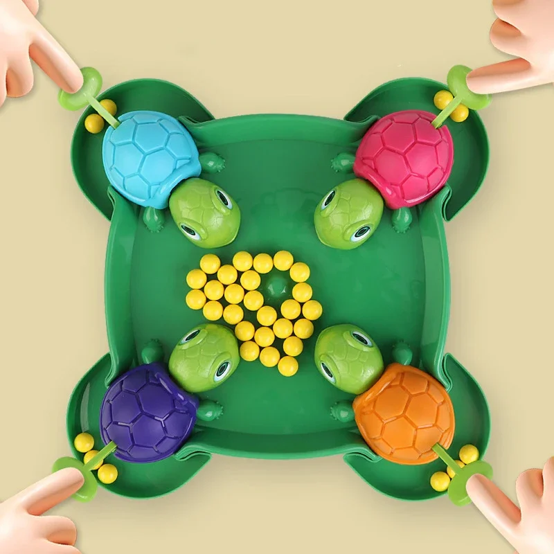 เด็กเดสก์ท็อปเกมการแข่งขันเต่ากินถั่วปลอดภัย Parent-Child Interaction Entertainment เกมการศึกษาบรรเทาความเครียดของเล่น