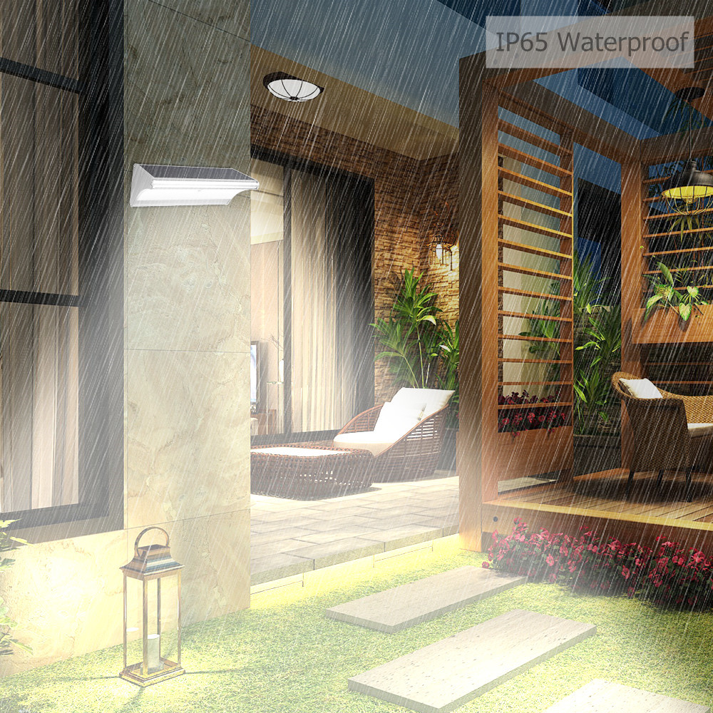 Lámpara Solar para exteriores 60/48/24Led, Sensor de movimiento impermeable, colector Solar, luces de aleación de aluminio, reflector Solar de seguridad para el hogar, 6000mAh