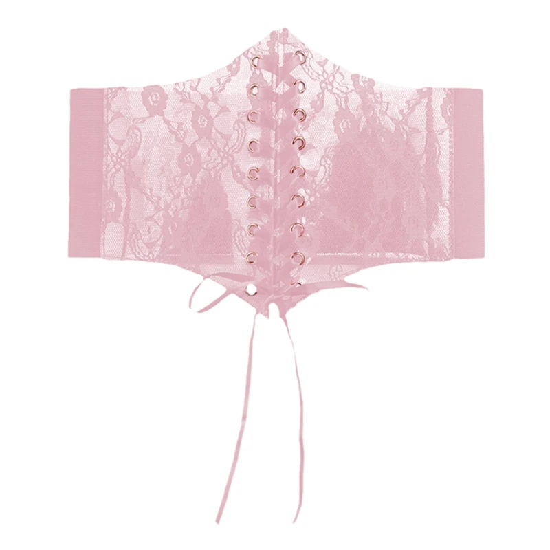 Modeladores de corpo feminino rendas até cinto espartilho cinto topos underbust sem alças espartilho bustier malha pura cincher cinto largo